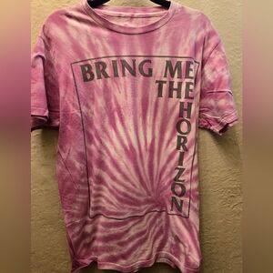 Bravado Bring Me The Horizon Tie Dye Band T Shirt Unisex Size M
